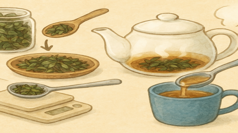 3.ドクダミ茶の正しい淹れ方と飲み方