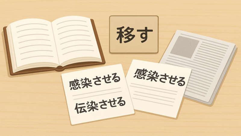 1.風邪をうつすの漢字は「移す」と「感染させる」どちらが正しい？