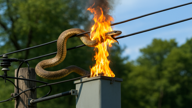 1.山火事の原因とヘビの関係の真実