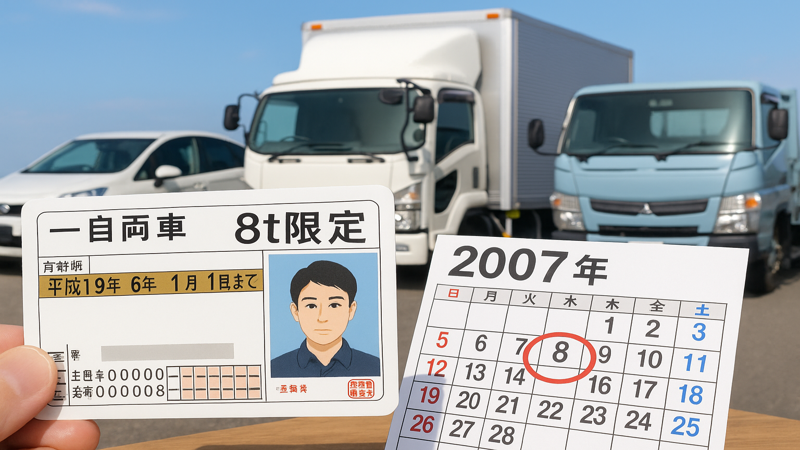 2.旧普通免許と新普通免許の制度の違い