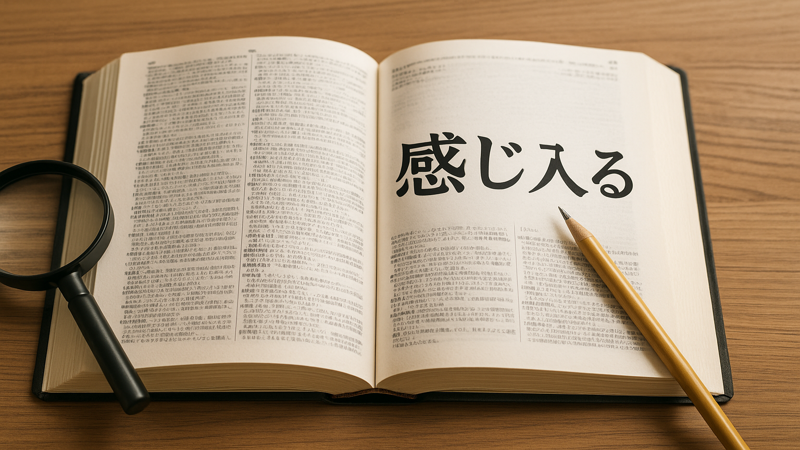 1.感じ入るの基本的な意味と読み方