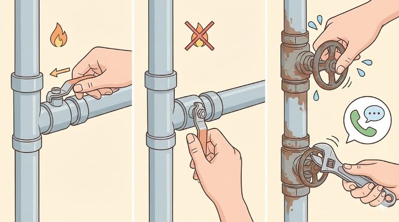 4.ガス元栓の正しい開閉方法