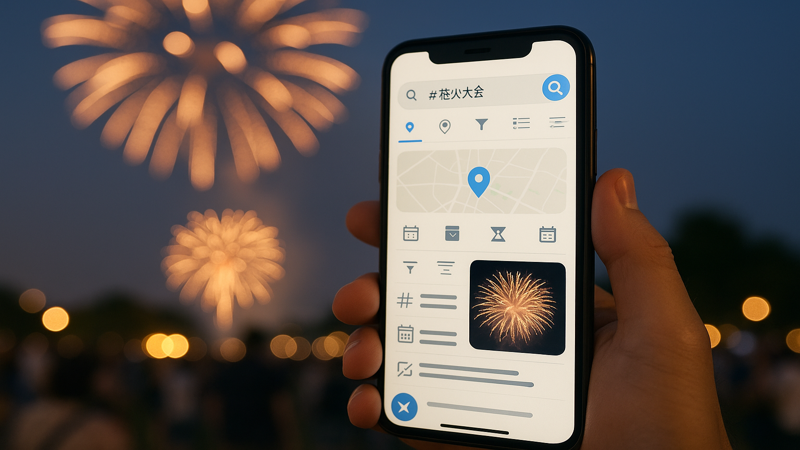 2.花火大会情報を効率的に見つけるツイッター検索テクニック