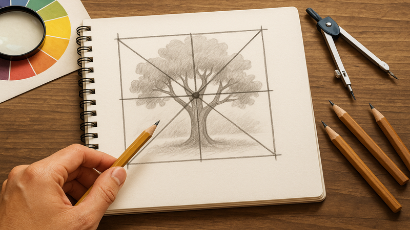 1.目を引くイラスト構図の基本理論