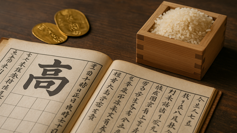 2.「高」の語源と本来の意味