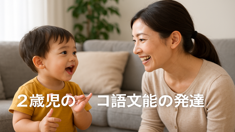 2.2歳児の言葉・コミュニケーション発達