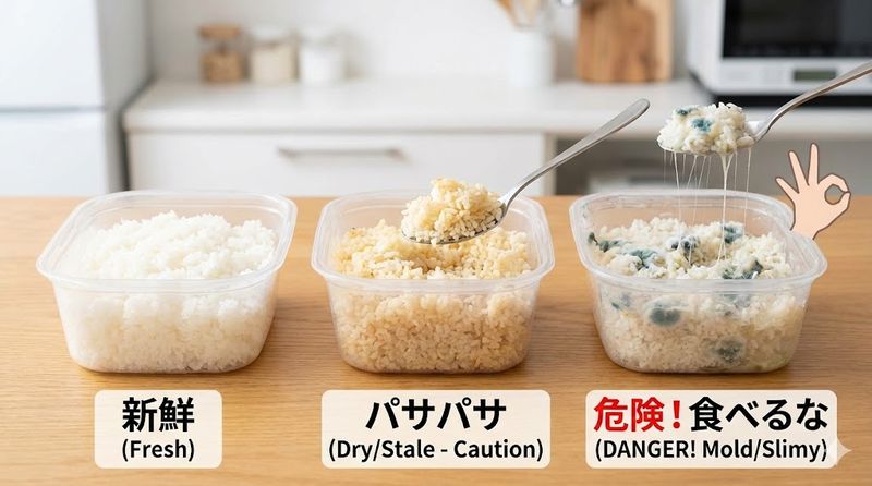 3.冷蔵ご飯の劣化サインと食べられないご飯の見分け方