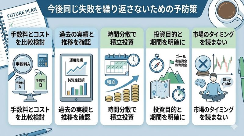 6.今後同じ失敗を繰り返さないための予防策