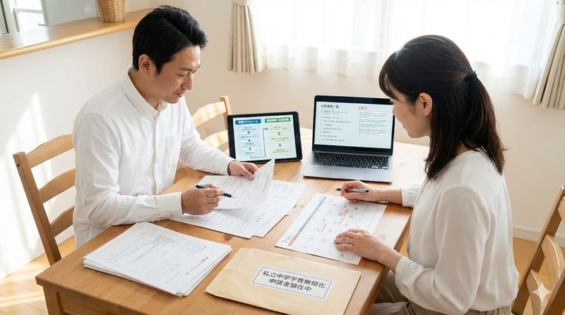 3.私立中学校の学費無償化の申請方法