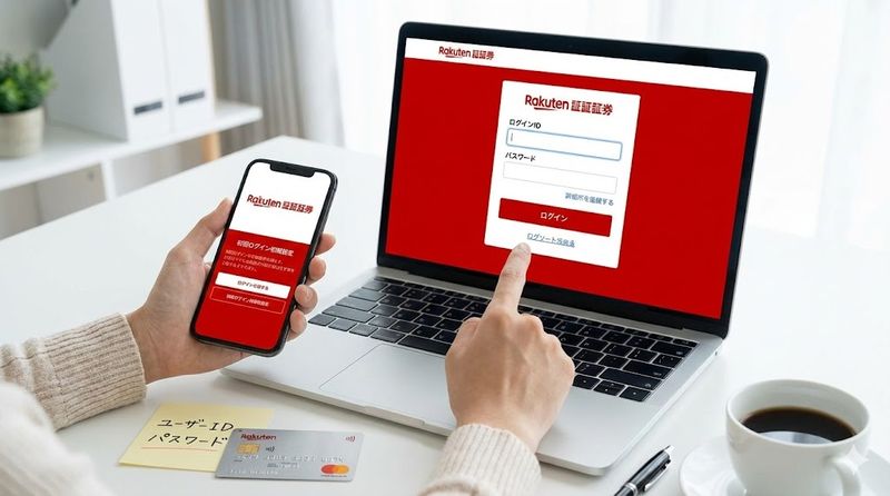 1.楽天証券の積立NISAログイン方法の基本