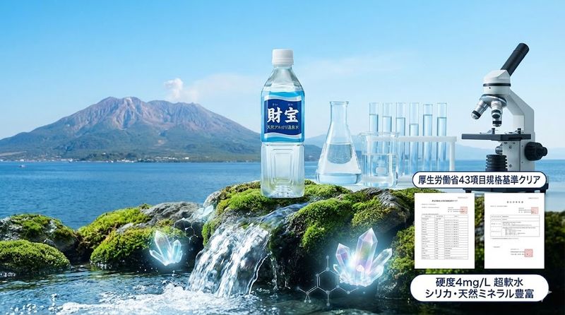 2.財宝の水の基本情報と成分の安全性