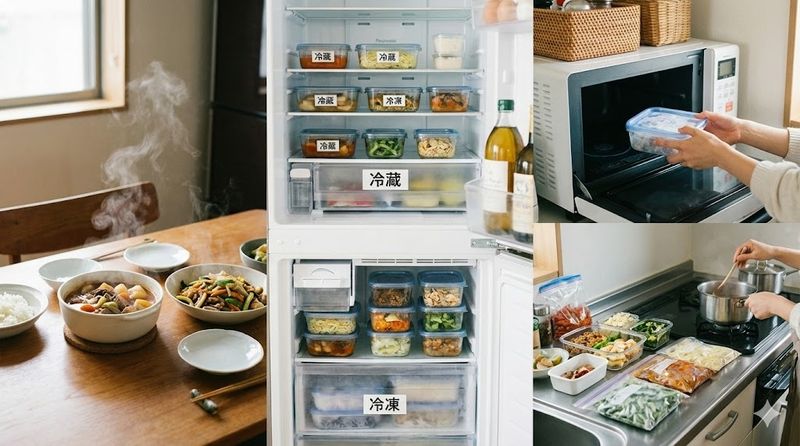 1.夕飯の作り置きを温めるだけで完成させるメリットと基本