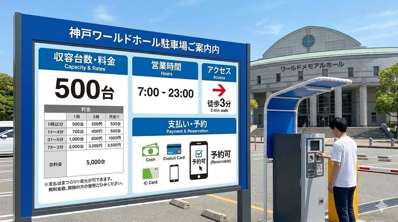 1.ワールド記念ホール駐車場の基本情報