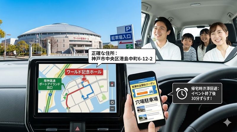 4.ワールド記念ホールへのアクセスと駐車のコツ