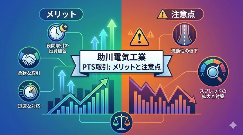 3.助川電気工業のPTS取引のメリットと注意点