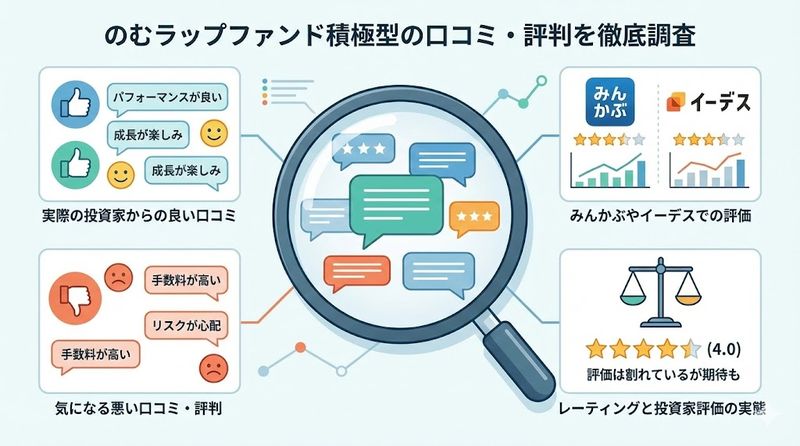 2. のむラップファンド積極型の口コミ・評判を徹底調査