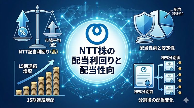 3.NTT株の配当利回りと配当性向