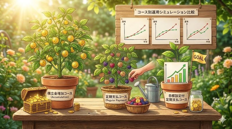 3.選べる3つのコースと利率の関係