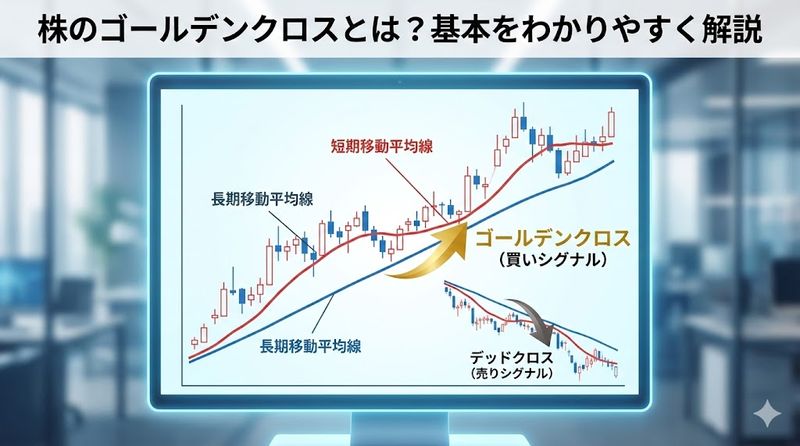 1.株のゴールデンクロスとは?基本をわかりやすく解説