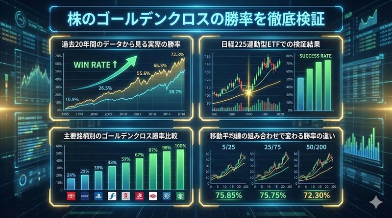 2.株のゴールデンクロスの勝率を徹底検証