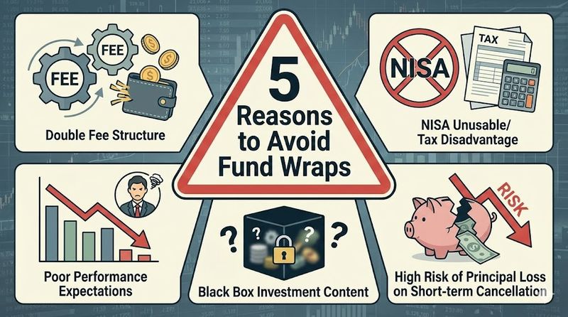 2.ファンドラップを買ってはいけないと言われる5つの理由