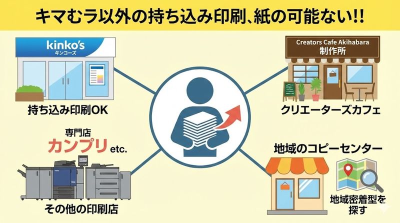 3.キタムラ以外で用紙持ち込み印刷できる場所
